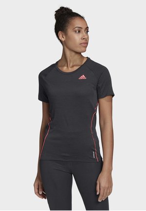 ADI RUNNER SUPERNOVA AEROREADY - T-shirts med print - Black