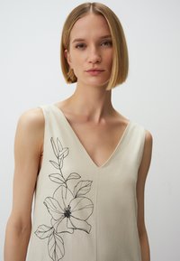 Jimmy Key SLEEVELESS V-NECK PATTERNED MID - Vestito casual - stoned