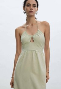 Mango Maxi šaty - light green