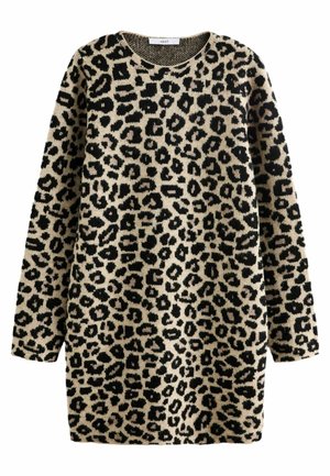 LEOPARD ANIMAL TALL - REGULAR FIT - Džemperkleita - neutral