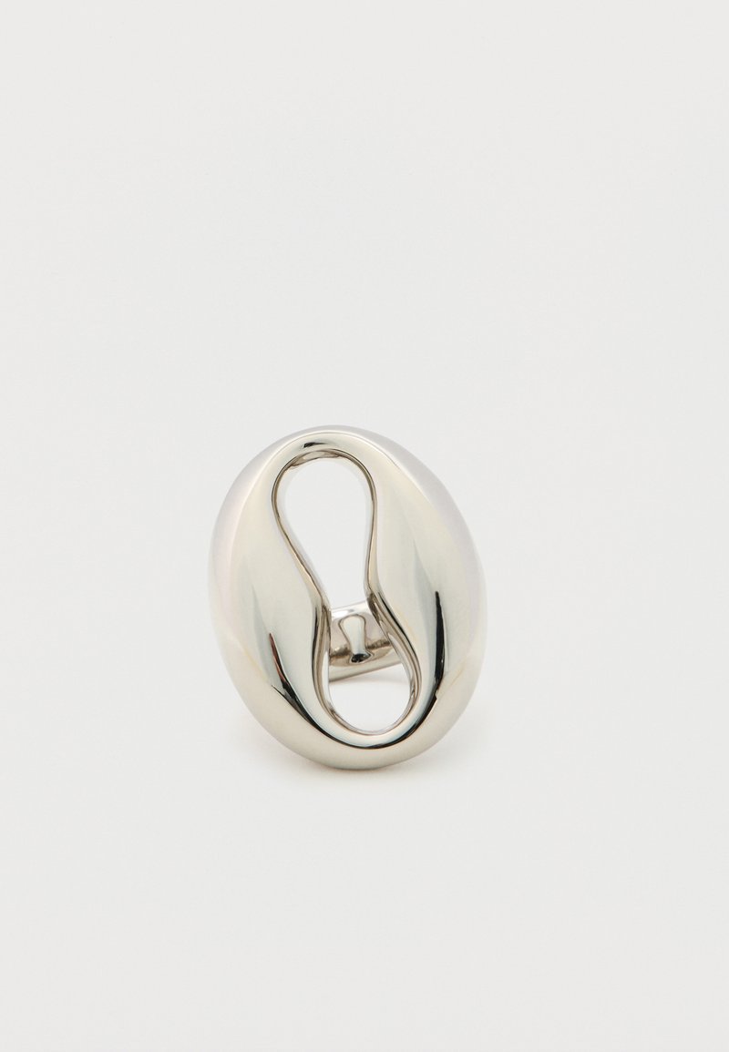 HUGO KREITCOFFEE BEAN RING - Ringar - shiny silver-coloured