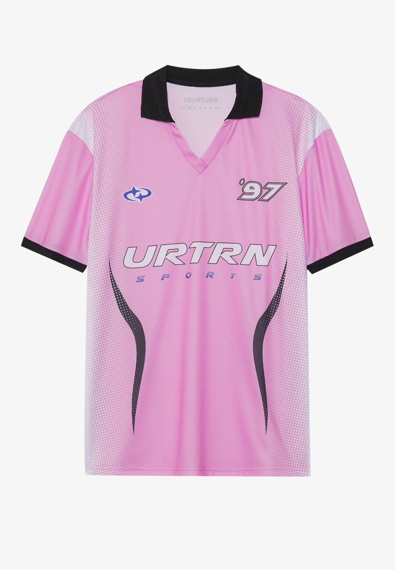 YOURTURN T-shirt print donkerroze YOURTURN T-shirt print donkerroze