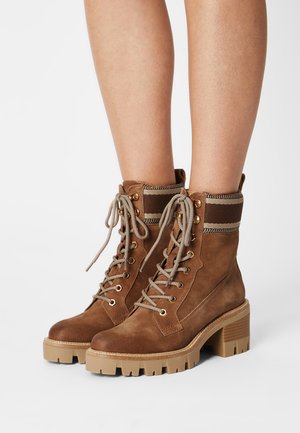 Tamaris Platform ankle boots - camel