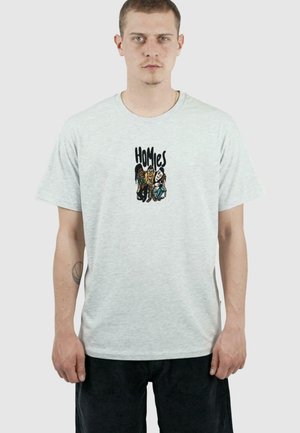 HOMEBOY HOMEBOY  - T-shirt con stampa - ash heather