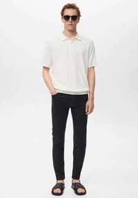 Mango SKINNY-FIT - Jeans slim fit - black denim