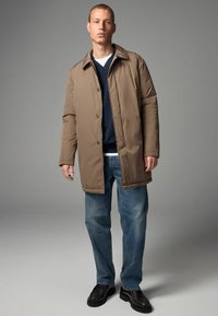 Next SHOWER RESISTANT WADDED LONG - REGULAR FIT - Jachetă parka - dark stone