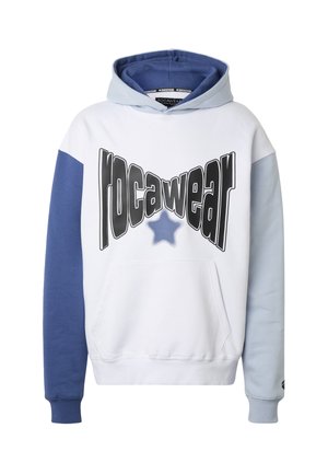 Rocawear, ROCAWEAR COLORED HOODY - Mikina s kapucí - brightwhite truenavy brunnerablue