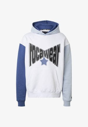 Rocawear, ROCAWEAR COLORED HOODY - Mikina s kapucňou - brightwhite truenavy brunnerablue