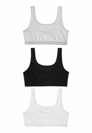 SCOOP CROP 3 PACK REGULAR FIT - Top - monochrome