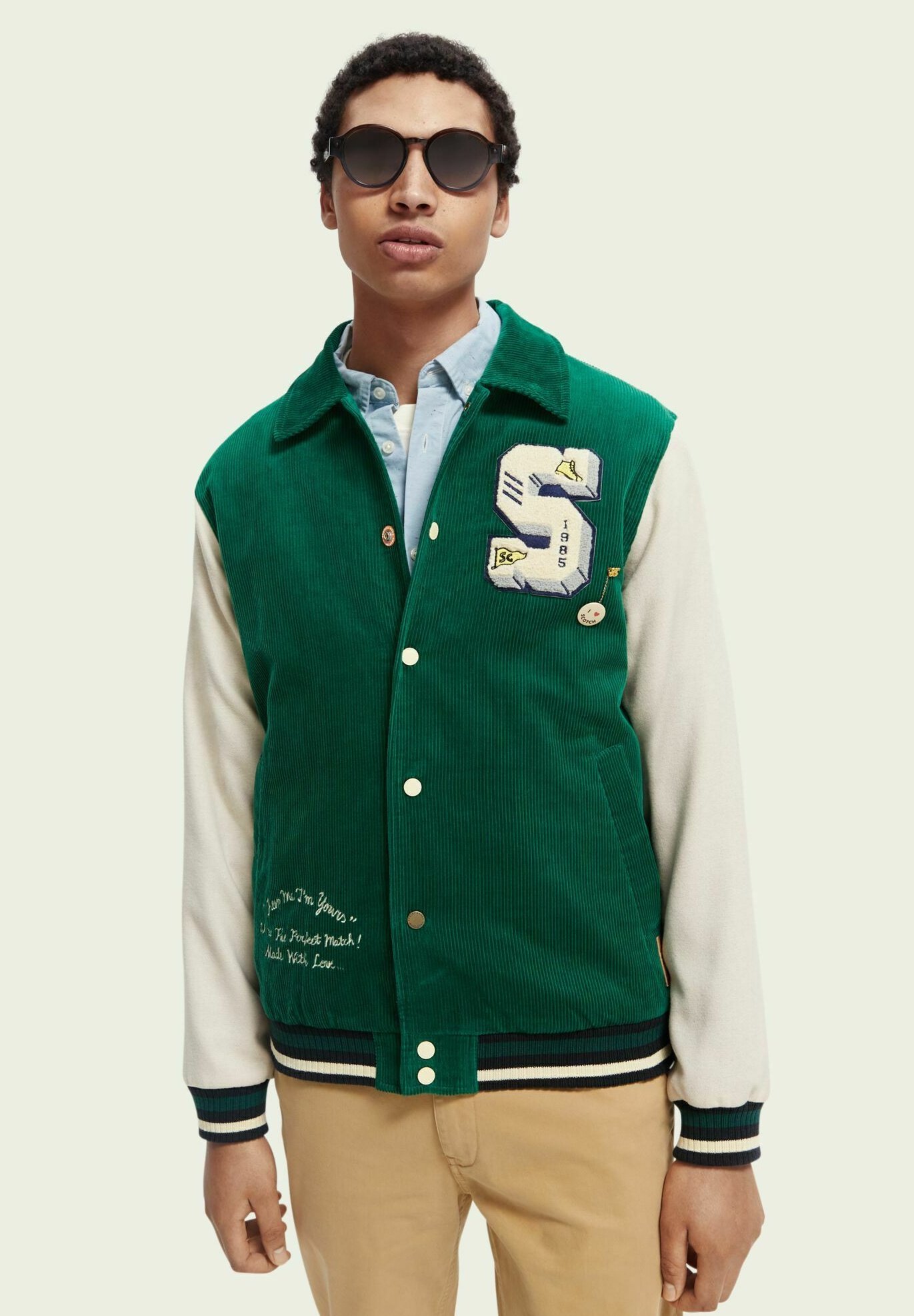 Scotch \u0026 Soda CORDUROY COLLEGE VARSITY 