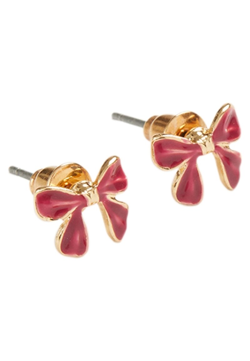 FABLE ENGLAND ENAMEL BOW - Øreringe - red/rød - Zalando.dk