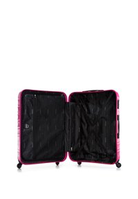 WITTCHEN LARGE SUITCASE WITH LUGGAGE TAG FROM ABS - Valise à roulettes - pink