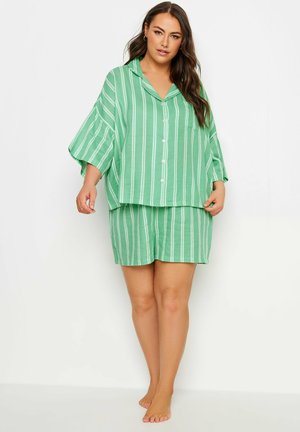 STRIPED SET - Nattøj sæt - green