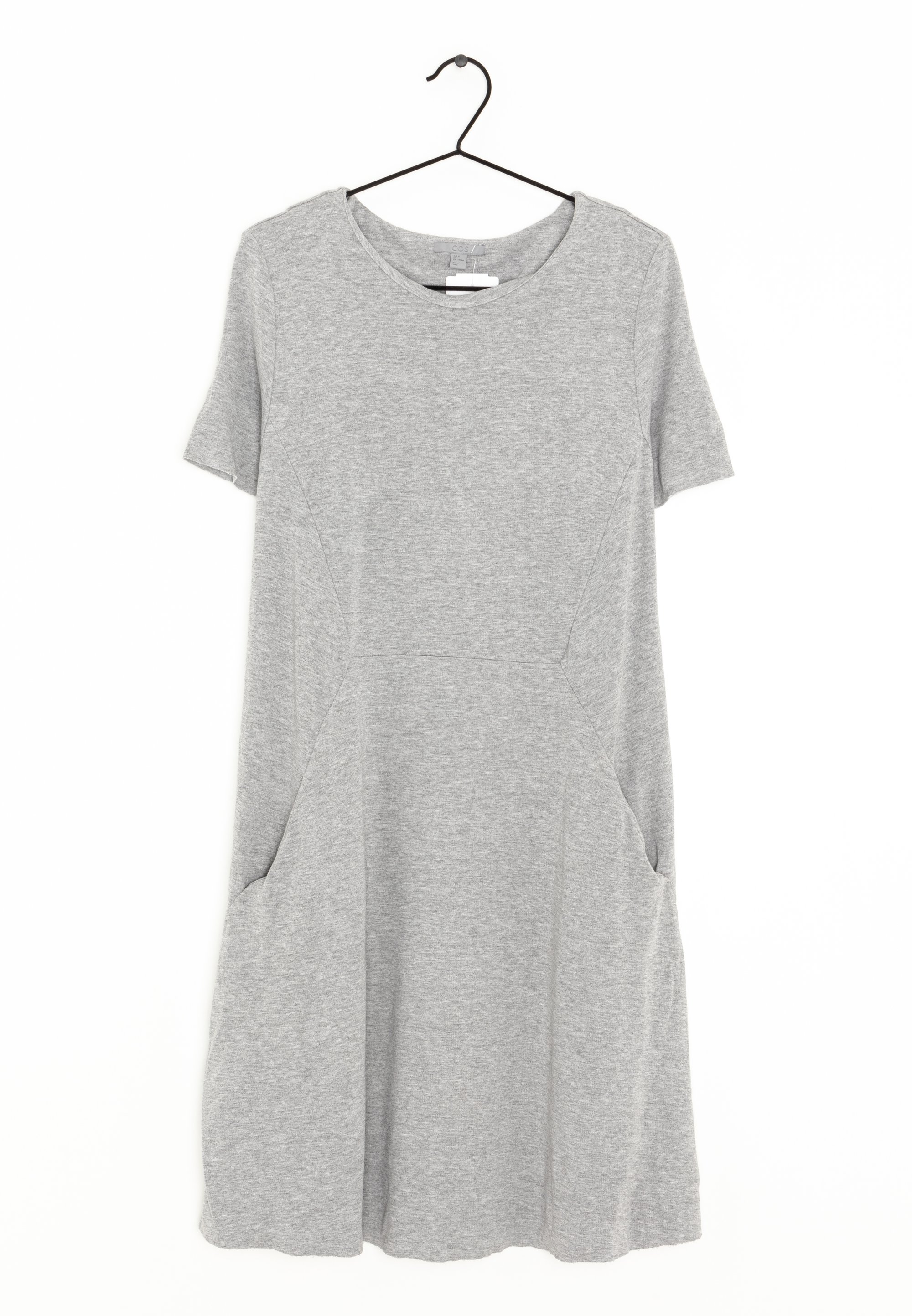 COS Jersey dress - grey - (Pre-owned) - Zalando COS Jersey dress - grey - (Pre-owned) - Zalando