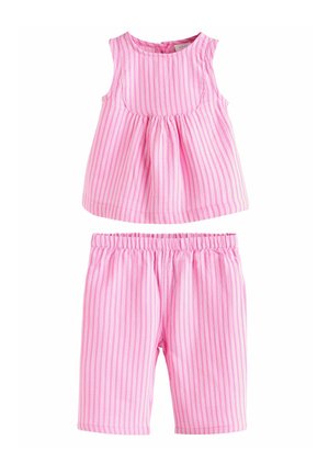 REGULAR FIT - SET - Shorts - pink striped baby