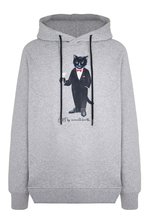 Manii'ta Lacitta CAT DANDY UNISEX - Kapuzenpullover - grey/grau ...