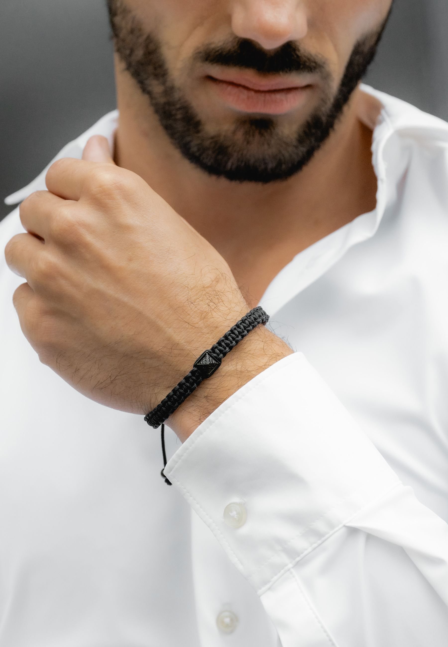Akitsune Suprema Magnetische leren armband, voor dames en heren