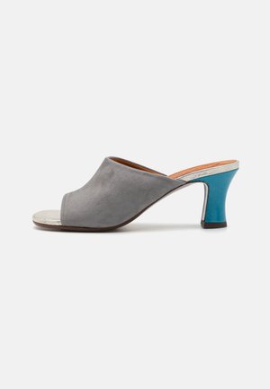 NIVONE - Mules à talons - ash/agnes silver/sucre sky