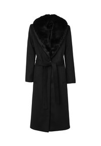 Calliope CON EFFETTO - Cappotto classico - nero