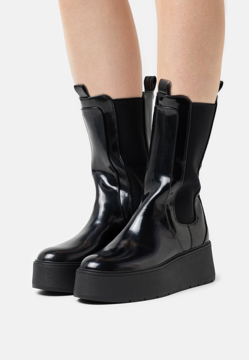 Even&Odd Botas de plataforma - black