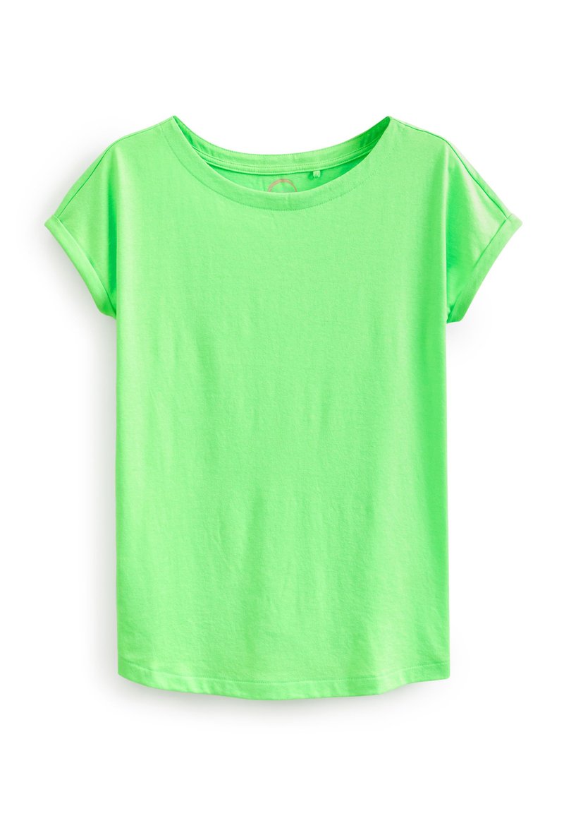 Next T-shirt print lichtgroen gemêleerd