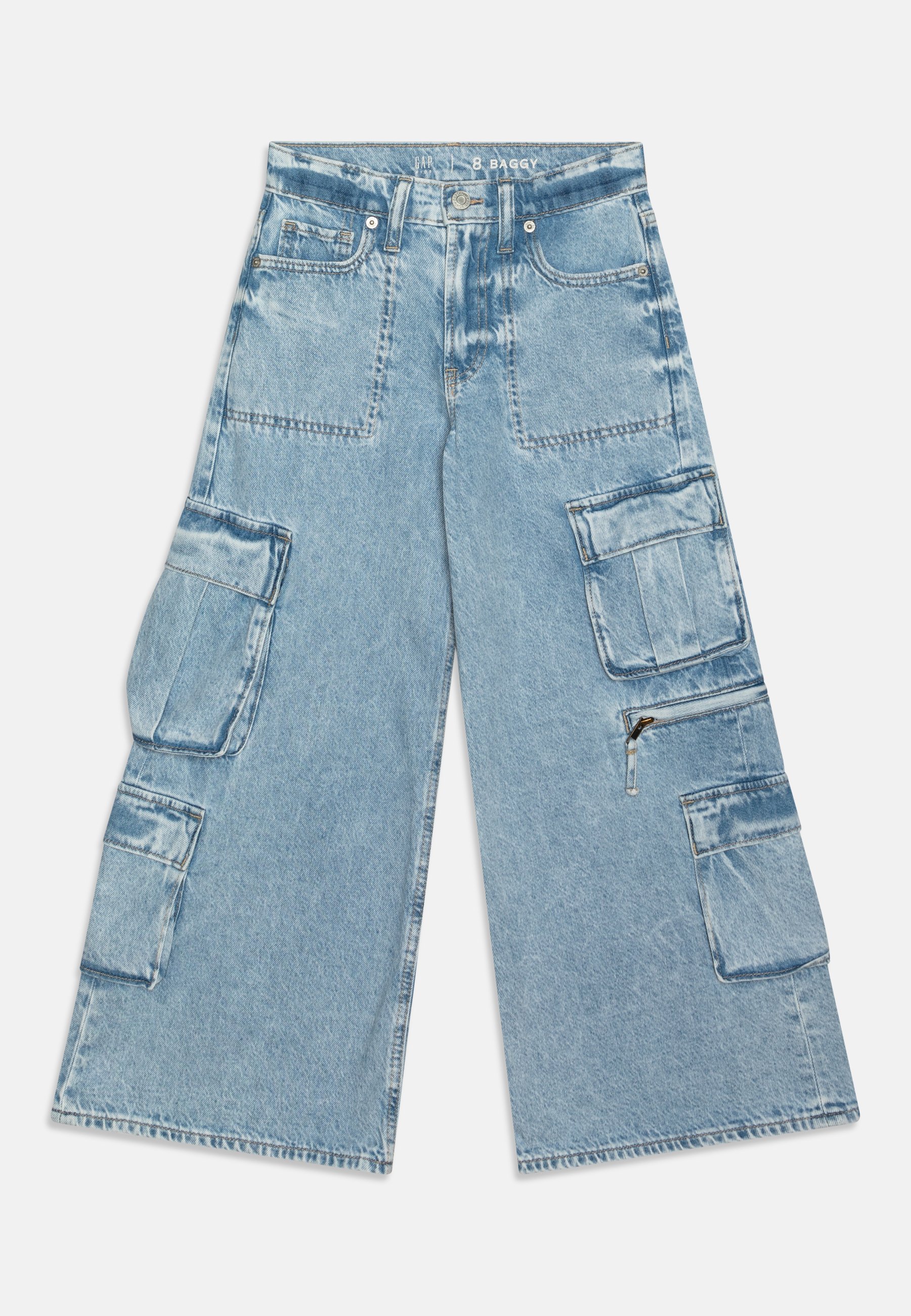 GAP BAGGY GIRLS Relaxed fit jeans light wash/light-blue denim
