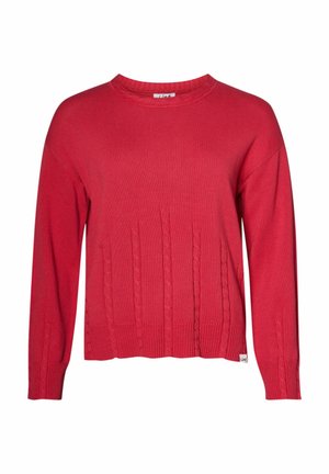 Svetrík - raspberry red