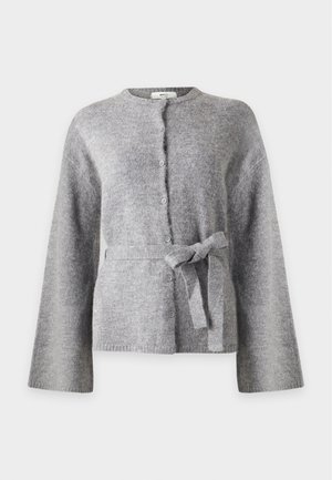 Gina Tricot, TIE CARDIGAN - Ζακέτα - grey