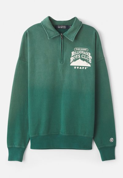 Billionaire Boys Club COUNTRY LOUNGE QUARTER ZIP CREWNECK - Sweatshirt - green