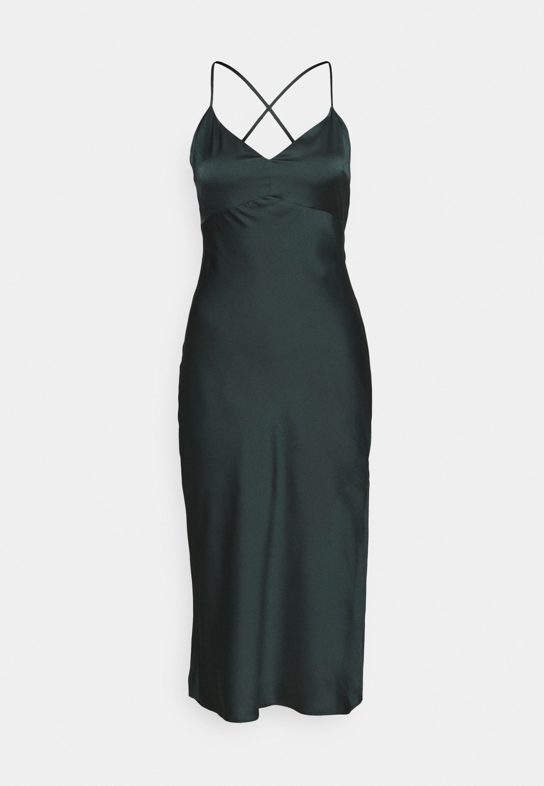 emerald green day dress