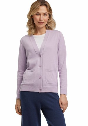 FALKE, Basic Cotton Cardigan - Cardigan - lilac tint