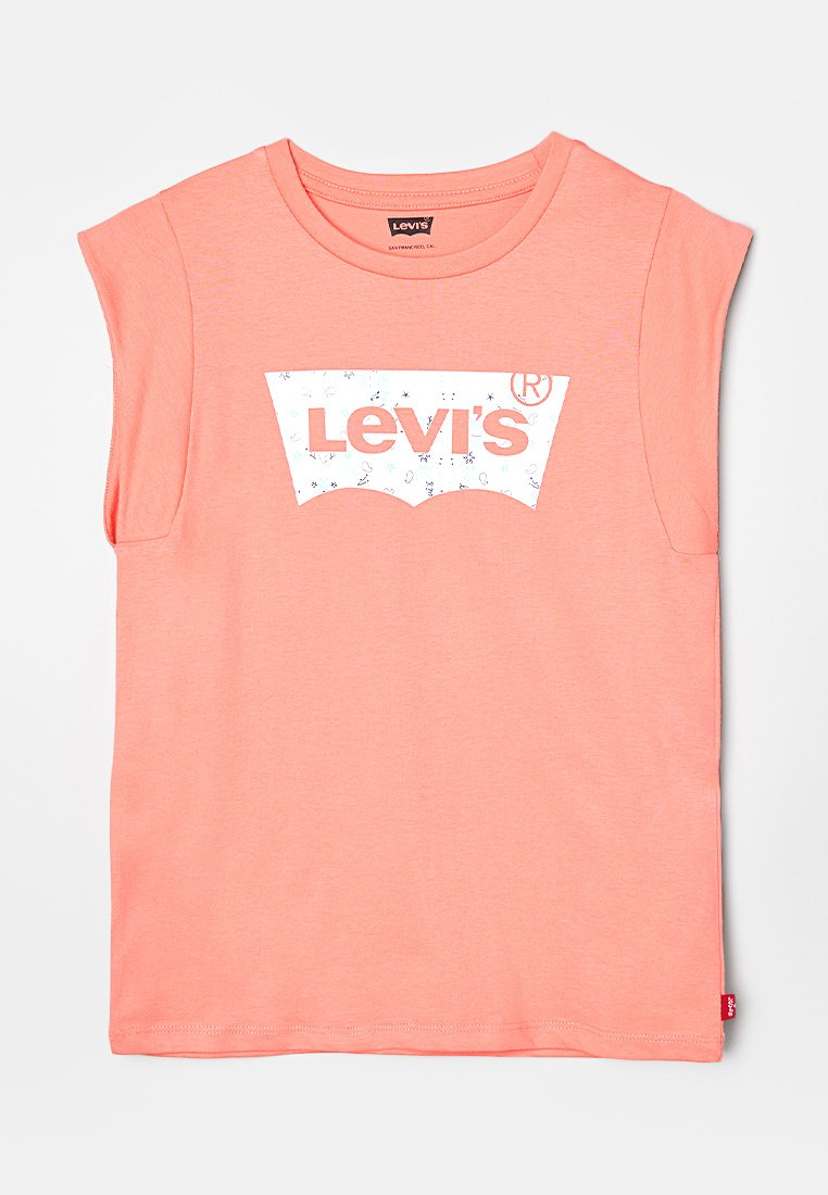 Levi’s® T-shirt print donkerroze