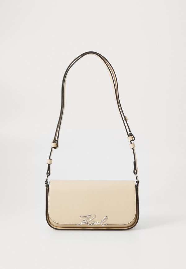 SIGNATURE - Cross body bag - trench beige