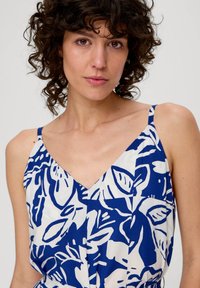 s.Oliver MET PRINT ALL-OVER - Kombinezonas - ozeanblau