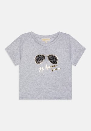 SHORT SLEEVES TEE - Tričko s potlačou - chine grey
