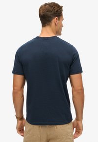 Superdry & Co GASOLINE WORKWEAR  - T-shirt imprimé - eclipse navy