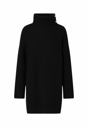 LIU JO, LIU JO KNIT DRESS WITH JEWEL BUTTONS - Robe pull - black