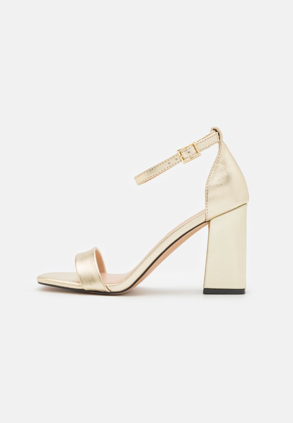 ONLALYX STRAP - High heeled sandals - gold2