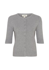 Soaked in Luxury SPINA RELIEF SS - Strickjacke - ultimate gray melange