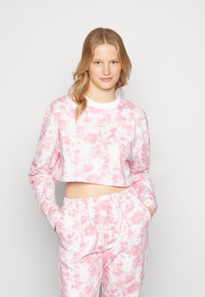 DUVAL CROP LONG SLEEVE - Camisola de manga comprida - blurred rose