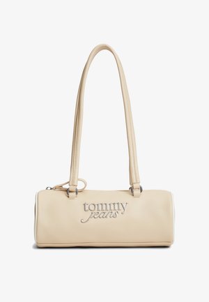Tommy Jeans, BOLD SCRIPT SHOULDER BARREL - Handbag - off-white