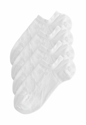 4 PACK   - Calcetines tobilleros - white bow texture