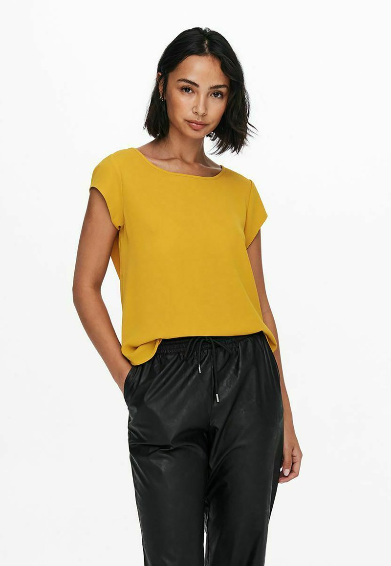 ONLY S/S SOLID NOOS PTM - T-shirt basic - tawny olive