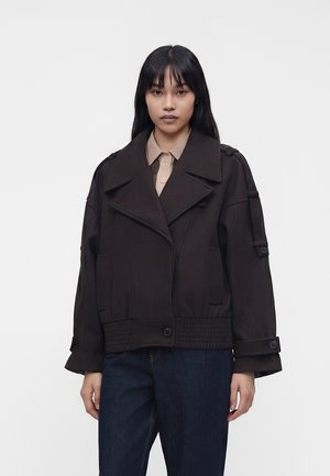 Gina Tricot, Manteau court - dark brown