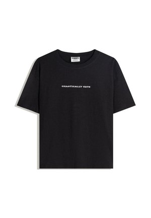 SHORT SLEEVE  - Nyomott mintás póló - black