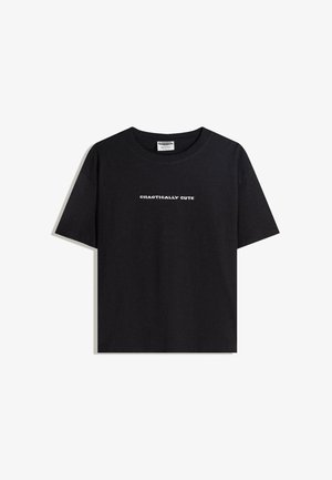 SHORT SLEEVE - Nyomott mintás póló - black