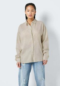 Noisy May LOOSE FIT - Gombos blúz - natural