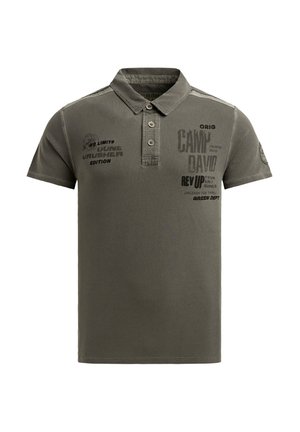 Camp David, Polo shirt - dark wood