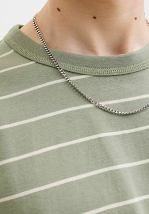 Jack & Jones, T-SHIRT PLUS SIZE GESTREIFT T-SHIRT - Triko s potiskem - seagrass