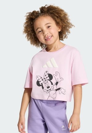 adidas Performance, LG DISNEY MINNIE TEE - Camiseta estampada - clear pink/off white